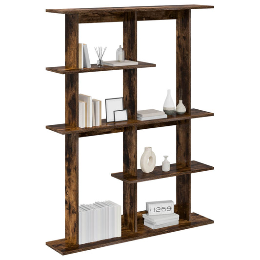Wall Shelving Unit Brown 102 x 20 x 130 cm Engineered Wood Wall Shelving Unit Brown 102 x 20 x 130 cm Engineered Wood