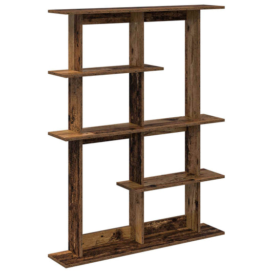 Wall Shelf Old Wood 102 x 20 x 130 cm Engineered Wood Wall Shelf Old Wood 102 x 20 x 130 cm Engineered Wood