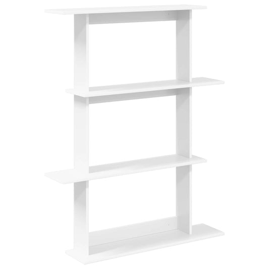 Wall Shelf White 100 x 20 x 126 cm Engineered Wood Wall Shelf White 100 x 20 x 126 cm Engineered Wood