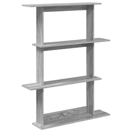 Wall Shelf Grey Sonoma 100 x 20 x 126 cm Engineered Wood Wall Shelf Grey Sonoma 100 x 20 x 126 cm Engineered Wood