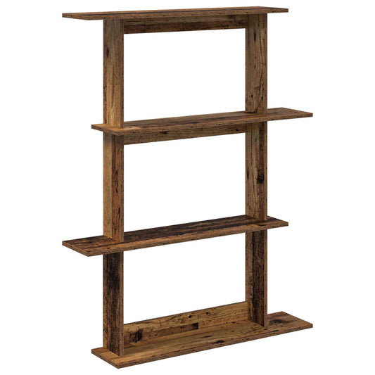 Wall Shelf Old Wood 100 x 20 x 126 cm Engineered Wood Wall Shelf Old Wood 100 x 20 x 126 cm Engineered Wood
