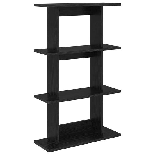 Wall Shelf Wall-Mounted Black Oak 56 x 20 x 90 cm Wall Shelf Wall-Mounted Black Oak 56 x 20 x 90 cm
