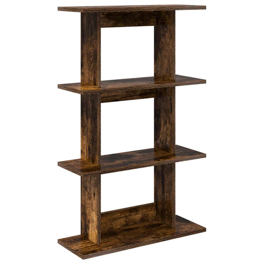 Wall Shelf Wall-Mounted Smoked Oak 56 x 20 x 90 cm Wall Shelf Wall-Mounted Smoked Oak 56 x 20 x 90 cm