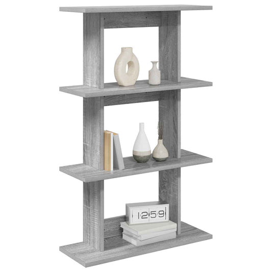 Wall Shelf Wall-Mounted Grey 56 x 20 x 90 cm Engineered Wood Wall Shelf Wall-Mounted Grey 56 x 20 x 90 cm Engineered Wood