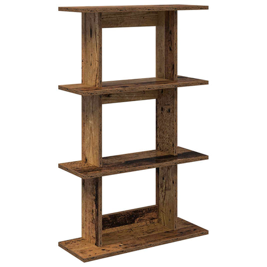 Wall Shelf Wall-Mounted Old Wood 56 x 20 x 90 cm Wall Shelf Wall-Mounted Old Wood 56 x 20 x 90 cm