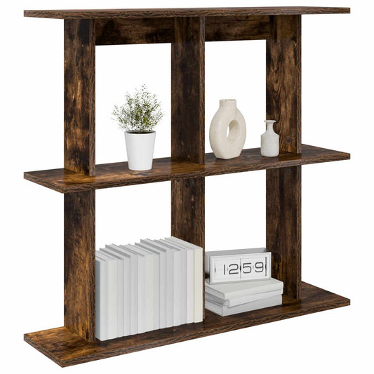 Wall Shelf Wall-Mounted Brown 80 x 20 x 75 cm Engineered Wood Wall Shelf Wall-Mounted Brown 80 x 20 x 75 cm Engineered Wood