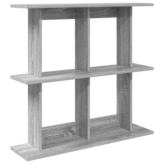 Wall Shelf Wall-Mounted Grey Sonoma 80 x 20 x 75 cm Wall Shelf Wall-Mounted Grey Sonoma 80 x 20 x 75 cm