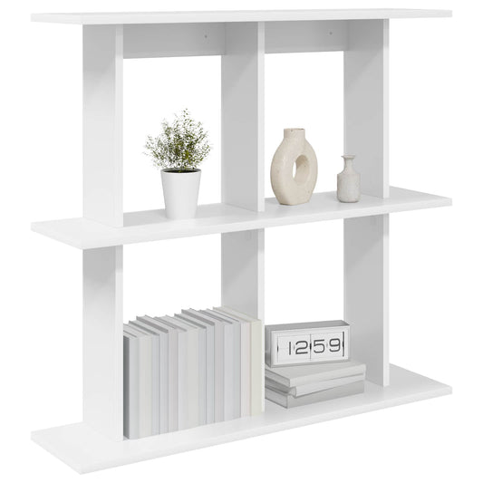 Wall Shelf Wall-Mounted White 100 x 20 x 75 cm Engineered Wood Wall Shelf Wall-Mounted White 100 x 20 x 75 cm Engineered Wood