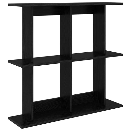 Wall Shelf Wall-Mounted Black Oak 100 x 20 x 75 cm Wall Shelf Wall-Mounted Black Oak 100 x 20 x 75 cm