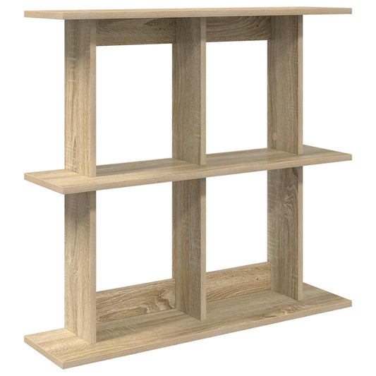 Wall Shelf Wall-Mounted Sonoma Oak 100 x 20 x 75 cm Wall Shelf Wall-Mounted Sonoma Oak 100 x 20 x 75 cm