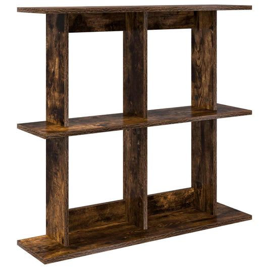 Wall Shelf Wall-Mounted Smoked Oak 100 x 20 x 75 cm Wall Shelf Wall-Mounted Smoked Oak 100 x 20 x 75 cm