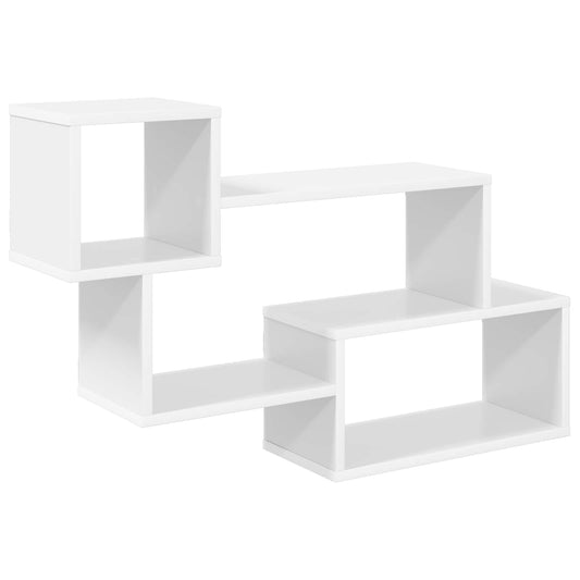 Floating Shelf Wall-Mounted White 87 x 20 x 55 cm Floating Shelf Wall-Mounted White 87 x 20 x 55 cm