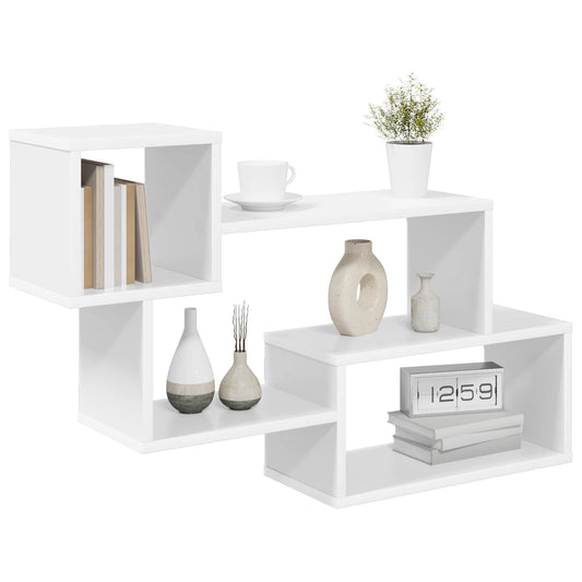 Floating Shelf Wall-Mounted White 87 x 20 x 55 cm Floating Shelf Wall-Mounted White 87 x 20 x 55 cm
