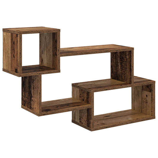 Floating Shelf Wall-Mounted Old Wood 87 x 20 x 55 cm Floating Shelf Wall-Mounted Old Wood 87 x 20 x 55 cm