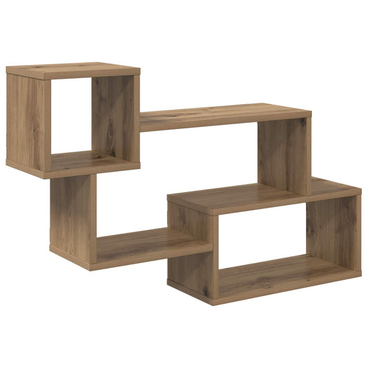 Floating Shelf Wall-Mounted Artisan Oak 87 x 20 x 55 cm Floating Shelf Wall-Mounted Artisan Oak 87 x 20 x 55 cm