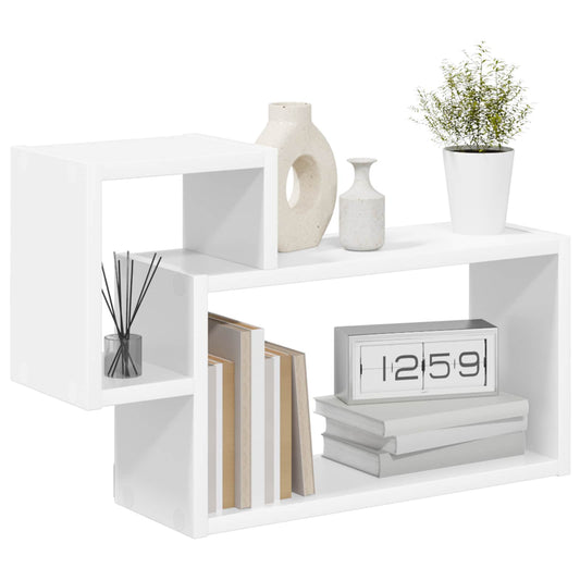 Wall Shelf Wall-Mounted White 55 x 15 x 35 cm Engineered Wood Wall Shelf Wall-Mounted White 55 x 15 x 35 cm Engineered Wood