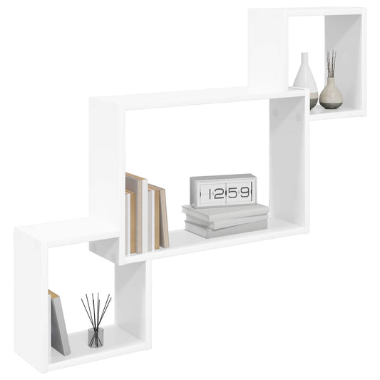 Wall Shelf Wall-Mounted White 91.5 x 15 x 76 cm Engineered Wood Wall Shelf Wall-Mounted White 91.5 x 15 x 76 cm Engineered Wood