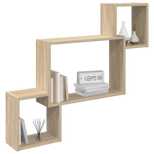 Wall Shelf Wall-Mounted Brown 91.5 x 15 x 76 cm Engineered Wood Wall Shelf Wall-Mounted Brown 91.5 x 15 x 76 cm Engineered Wood