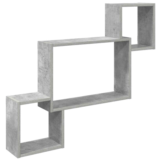 Wall Shelf Wall-Mounted Concrete Grey 91.5 x 15 x 76 cm Wall Shelf Wall-Mounted Concrete Grey 91.5 x 15 x 76 cm