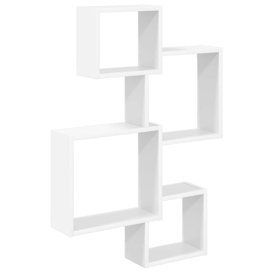 Wall Cube Shelves Wall-Mounted White 64 x 13.5 x 91.5 cm Wall Cube Shelves Wall-Mounted White 64 x 13.5 x 91.5 cm