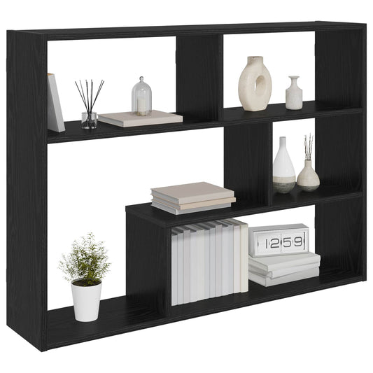 Wall Shelf Wall-Mounted Black 95 x 20 x 69.5 cm Engineered Wood Wall Shelf Wall-Mounted Black 95 x 20 x 69.5 cm Engineered Wood