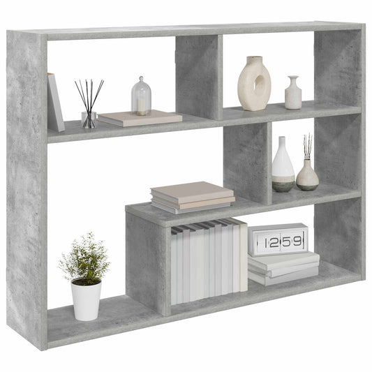 Wall Shelf Wall-Mounted Grey 95 x 20 x 69.5 cm Engineered Wood Wall Shelf Wall-Mounted Grey 95 x 20 x 69.5 cm Engineered Wood