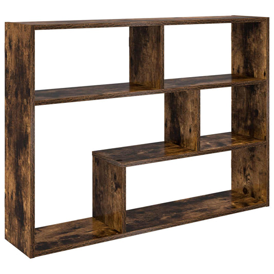 Wall Shelf Wall-Mounted Smoked Oak 95 x 20 x 69.5 cm Wall Shelf Wall-Mounted Smoked Oak 95 x 20 x 69.5 cm
