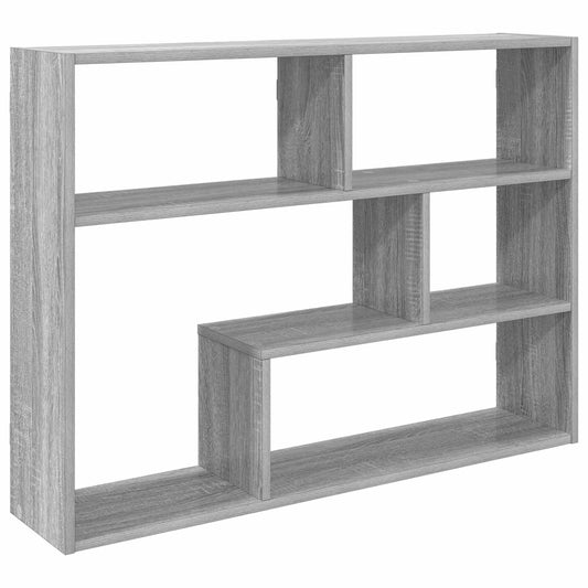 Wall Shelf Wall-Mounted Grey Sonoma 95 x 20 x 69.5 cm Wall Shelf Wall-Mounted Grey Sonoma 95 x 20 x 69.5 cm
