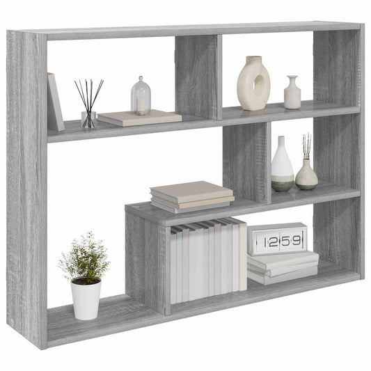 Wall Shelf Wall-Mounted Grey 95 x 20 x 69.5 cm Engineered Wood Wall Shelf Wall-Mounted Grey 95 x 20 x 69.5 cm Engineered Wood