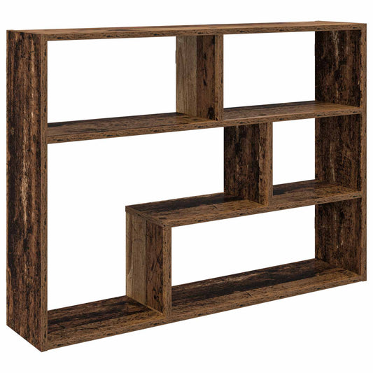 Wall Shelf Wall-Mounted Old Wood 95 x 20 x 69.5 cm Wall Shelf Wall-Mounted Old Wood 95 x 20 x 69.5 cm