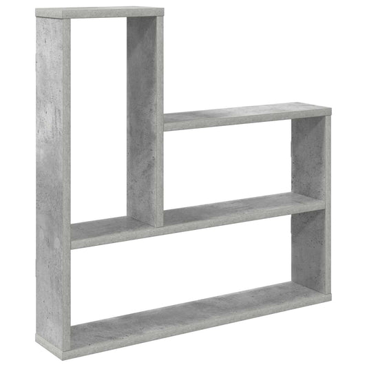 Wall Shelf Concrete Grey 60 x 11 x 60 cm Engineered Wood Wall Shelf Concrete Grey 60 x 11 x 60 cm Engineered Wood