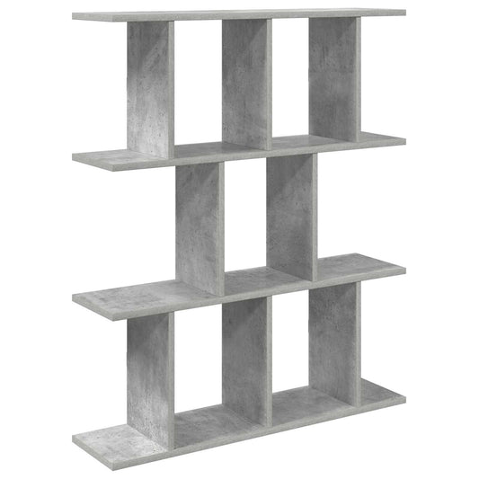 Wall Shelf Concrete Grey 80 x 20 x 96 cm Engineered Wood Wall Shelf Concrete Grey 80 x 20 x 96 cm Engineered Wood