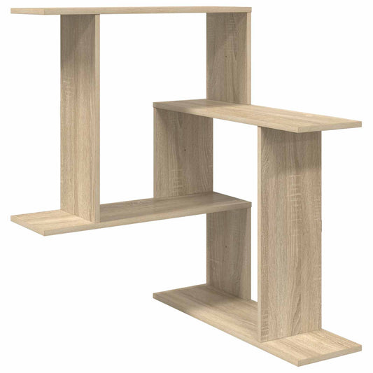 Wall Shelf Sonoma Oak 67 x 67 x 87 cm Engineered Wood Wall Shelf Sonoma Oak 67 x 67 x 87 cm Engineered Wood