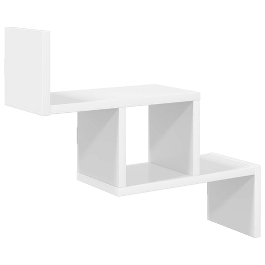 Wall Shelf White 48 x 15 x 42 cm Engineered Wood Wall Shelf White 48 x 15 x 42 cm Engineered Wood