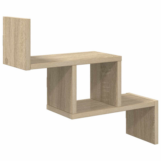 Wall Shelf Sonoma Oak 48 x 15 x 42 cm Engineered Wood Wall Shelf Sonoma Oak 48 x 15 x 42 cm Engineered Wood