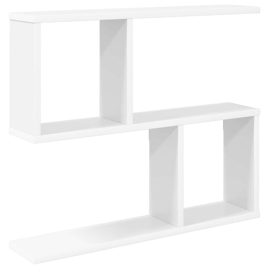 Wall Shelf White 60 x 12 x 50.5 cm Engineered Wood Wall Shelf White 60 x 12 x 50.5 cm Engineered Wood