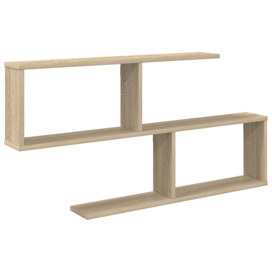 Wall Shelf Sonoma Oak 100 x 12 x 50.5 cm Engineered Wood Wall Shelf Sonoma Oak 100 x 12 x 50.5 cm Engineered Wood