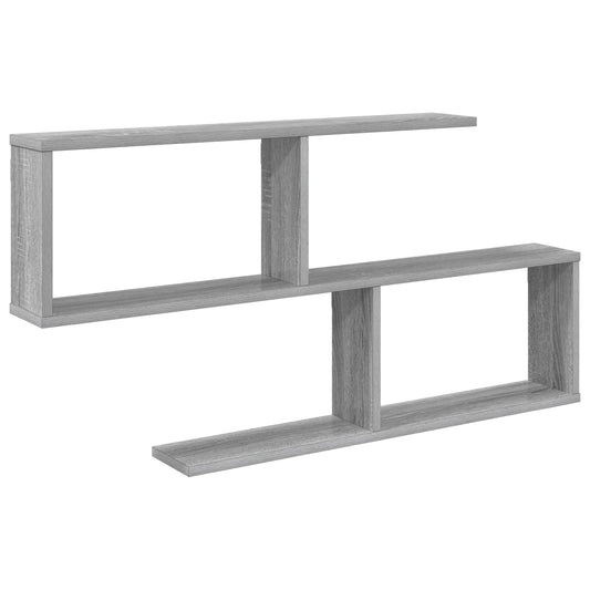 Wall Shelf Grey Sonoma 100 x 12 x 50.5 cm Engineered Wood Wall Shelf Grey Sonoma 100 x 12 x 50.5 cm Engineered Wood
