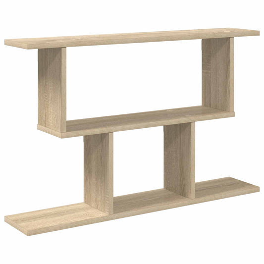 Wall Shelf Sonoma Oak 80 x 15 x 50.5 cm Engineered Wood Wall Shelf Sonoma Oak 80 x 15 x 50.5 cm Engineered Wood