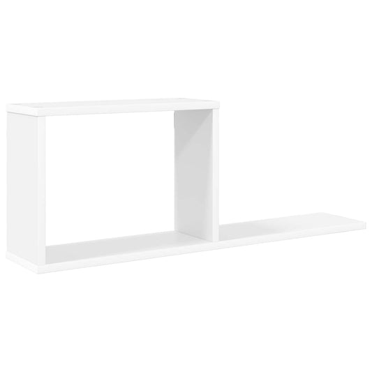 Floating Shelves White 80 x 15 x 30 cm Engineered Wood Floating Shelves White 80 x 15 x 30 cm Engineered Wood