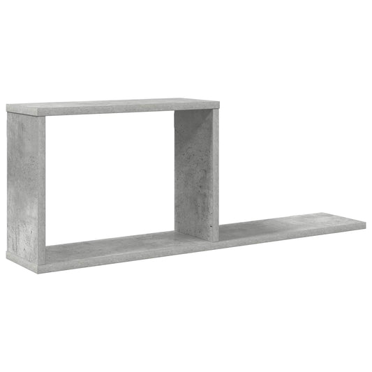 Floating Shelves Concrete Grey 80 x 15 x 30 cm Engineered Wood Floating Shelves Concrete Grey 80 x 15 x 30 cm Engineered Wood
