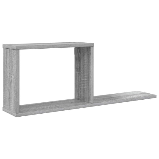 Floating Shelves Grey Sonoma 80 x 15 x 30 cm Engineered Wood Floating Shelves Grey Sonoma 80 x 15 x 30 cm Engineered Wood