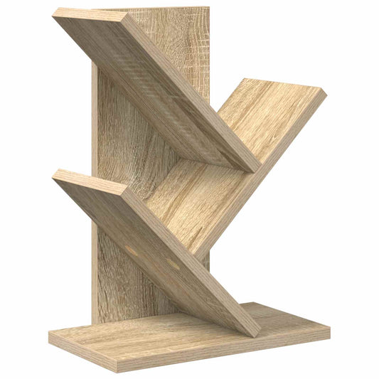 Tree Bookshelf 3-Tier 30 x 18 x 40 cm Engineered Wood Tree Bookshelf 3-Tier 30 x 18 x 40 cm Engineered Wood