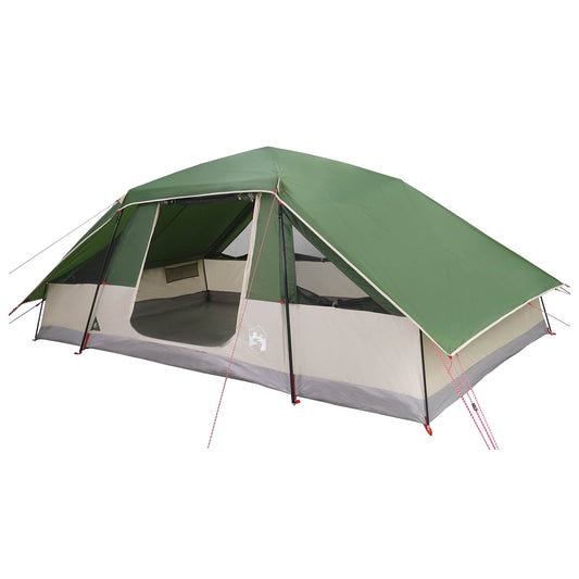 Family Tent with Rainfly Water-resistant 10-Person Green Family Tent with Rainfly Water-resistant 10-Person Green