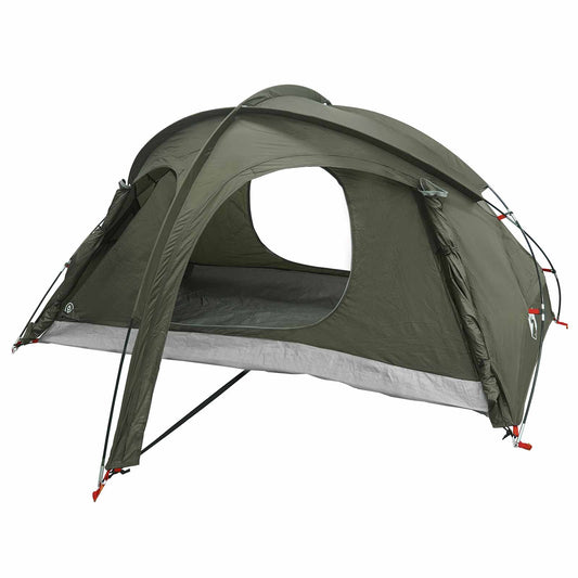 Trekking Tent with Rainfly Water-Resistant 2-Person Army Green Trekking Tent with Rainfly Water-Resistant 2-Person Army Green