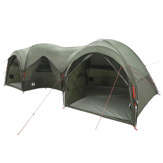 Family Tent with Rainfly Water-resistant 5-Person Army Green Family Tent with Rainfly Water-resistant 5-Person Army Green
