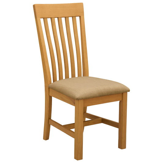Dining Chair 2 pcs Solid Oak Wood Beige 45 x 59.5 x 100 cm Dining Chair 2 pcs Solid Oak Wood Beige 45 x 59.5 x 100 cm