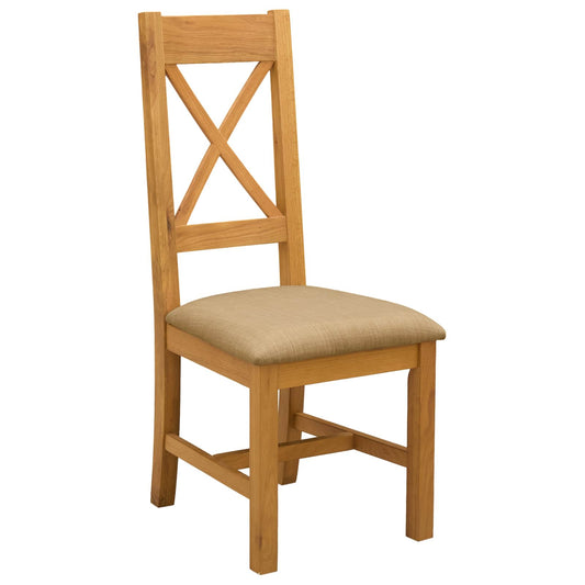 Dining Chair 2 pcs Solid Oak Wood Beige 45 x 54 x 105 cm Dining Chair 2 pcs Solid Oak Wood Beige 45 x 54 x 105 cm
