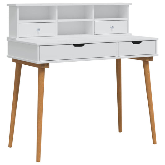 Dressing Table Set FAUSKE 2 pcs White 100 x 50 x 103.5 cm Dressing Table Set FAUSKE 2 pcs White 100 x 50 x 103.5 cm