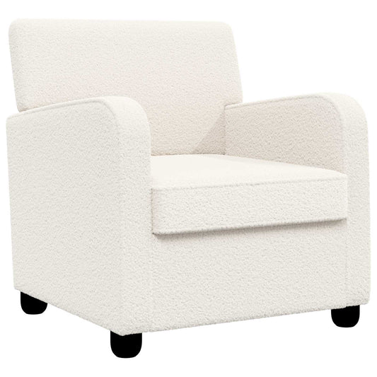 Armchair Cream Faux Lamb Fleece Armchair Cream Faux Lamb Fleece